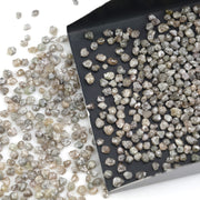 grey brown uncut diamond stone for custom jewelry designs