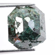 4.30 Ct Blue Emerald Cut Natural Diamond Loose Stone with Elegant Step Cut Facets and Fancy Blue Color