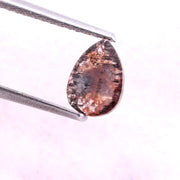 0.48 Ct Red Colored Diamond Pear Shaped Diamond Uncut Loose Rough Diamond For Jewerly 