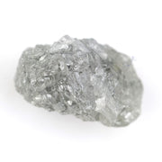 1 carat uncut grey diamond for a custom engagement ring setting