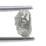 1 carat uncut grey diamond for a custom engagement ring setting