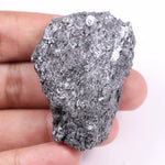 Black moissanite stone loose gemstone showing deep black color and brilliant polished finish for jewelry making.