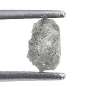 1 carat uncut grey diamond for a custom engagement ring setting