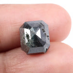 5.53 Ct Blue Emerald Cut Natural Diamond Loose Stone with Step Cut Facets and Rich Fancy Blue Color