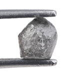 1.26 carat grey raw diamond for a custom promise ring setting