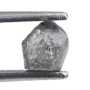 1.26 carat grey raw diamond for a custom promise ring setting