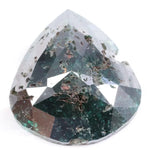 9.31 Ct natural green pear cut diamond loose rare fancy color luxury stone for custom engagement ring