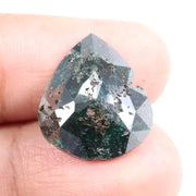 9.31 Ct natural green pear cut diamond loose rare fancy color luxury stone for custom engagement ring