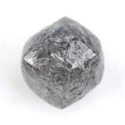 0.96 carat grey uncut diamond for a nature-inspired leaf ring setting