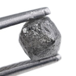 0.96 carat grey uncut diamond for a nature-inspired leaf ring setting