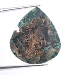 9.31 Ct natural green pear cut diamond loose rare fancy color luxury stone for custom engagement ring