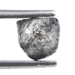 1.22 carat grey raw diamond for a custom anniversary ring setting