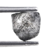 1.22 carat grey raw diamond for a custom anniversary ring setting