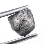 1.22 carat grey raw diamond for a custom anniversary ring setting