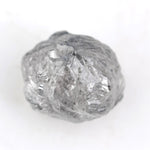  natural grey uncut diamond for a custom bridal ring setting