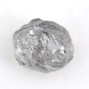  natural grey uncut diamond for a custom bridal ring setting