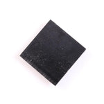 2.68 Ct lab-grown black rough diamond, square shape loose industrial grade diamond for jewelry making with free shipping.