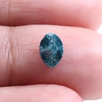 0.69 Ct Blue Marquise Cut Natural Diamond Loose Stone with Brilliant Facets and Elegant Elongated Shape
