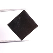 2.68 Ct lab-grown black rough diamond square shape loose e diamond for jewelry 