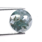 1.72 Ct natural blue round cut diamond loose rare fancy color brilliant stone for custom engagement ring