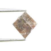 1.02 Ct brown kite cut natural diamond with modern geometric shape and rich earthy tone for luxury custom jewelry