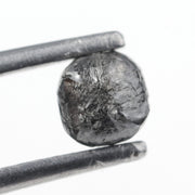 grey uncut natural diamond for a gold ring setting