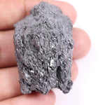 Real black moissanite gemstone calibrated stone in round cut used for engagement and wedding rings.