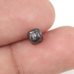 grey uncut natural diamond for a gold ring setting
