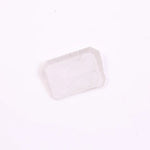 0.76 Ct lab-grown white rough diamond, rectangle slice loose diamond for jewelry making and custom jewelry, free worldwide shipping.