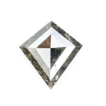 0.57 Ct brown Black And Grey kite cut natural diamond with sharp geometric design and warm tone for exclusive fine jewelry