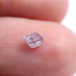 Uncut raw diamond and loose lab grown diamond for custom jewelry