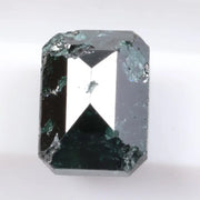 1.24 Ct natural green radiant cut diamond loose rare fancy color elegant stone for custom engagement ring