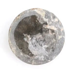 natural round cut diamond ring and natural light black brown diamond