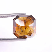 2.65 Carat Asscher Cut Brown Lab Grown Diamond – Fancy CVD Loose Diamond, Ethical Lab Created Stone for Engagement Rings, Custom Jewelry & Fine Designs