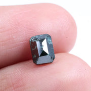 1.24 Ct natural green radiant cut diamond loose rare fancy color elegant stone for custom engagement ring