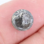1.78ct round brillant cut diamond white and grey colored diamond use for custom ring 
