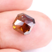 2.65 Carat Asscher Cut Brown Lab Grown Diamond – Fancy CVD Loose Diamond, Ethical Lab Created Stone for Engagement Rings, Custom Jewelry & Fine Designs