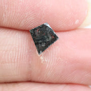 0.57 Ct brown Black And Grey kite cut natural diamond with sharp geometric design and warm tone for exclusive fine jewelry
