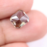 2.07 carat brown radiant cut lab grown diamond loose stone for custom engagement ring or designer jewelry