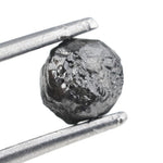 1.13 carat unpolished grey natural diamond for a white gold ring setting