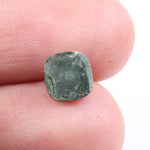1.24 Ct natural green cushion cut diamond loose rare fancy color elegant stone for custom engagement ring