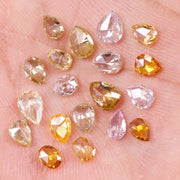 3.72 Ct Natural Fancy Color Diamond Lot Mixed Shape Loose Diamonds for Custom Jewelry or Gifts