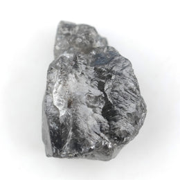 1.38 carat natural grey diamond in its rough, unpolished form for a solid gold ring