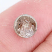 1.07 Ct crown natural diamond round rose Cut rustic loose diamond For custom jewelry