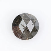 1.05Ct Grey Black Brown Natural Diamond Rose Cut Rustic Included Loose Gemstone