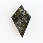 0.40 Ct kite cut natural diamond with brown black and grey tones and bold geometric shape for modern fine jewelry