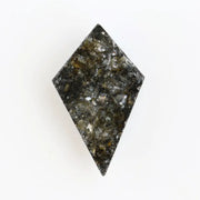 0.40 Ct kite cut natural diamond with brown black and grey tones and bold geometric shape for modern fine jewelry