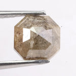 Asscher cut natural diamond ring featuring brilliant facets and elegant rectangular shape. This earth-mined diamond ring combines sparkle and sophistication
