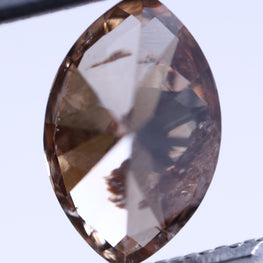 0.19 Carat Lab Grown Diamond Vivid Brown Marquies Shape Lab Diamond