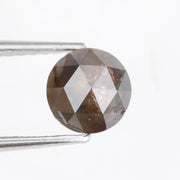 1.06 ct fancy brown grey natural diamond rose cut earthy tone loose diamond for jewelry making
